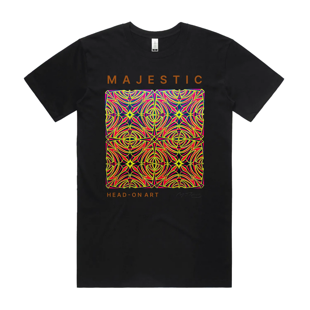 Black front flat lay