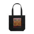 Black front flat lay