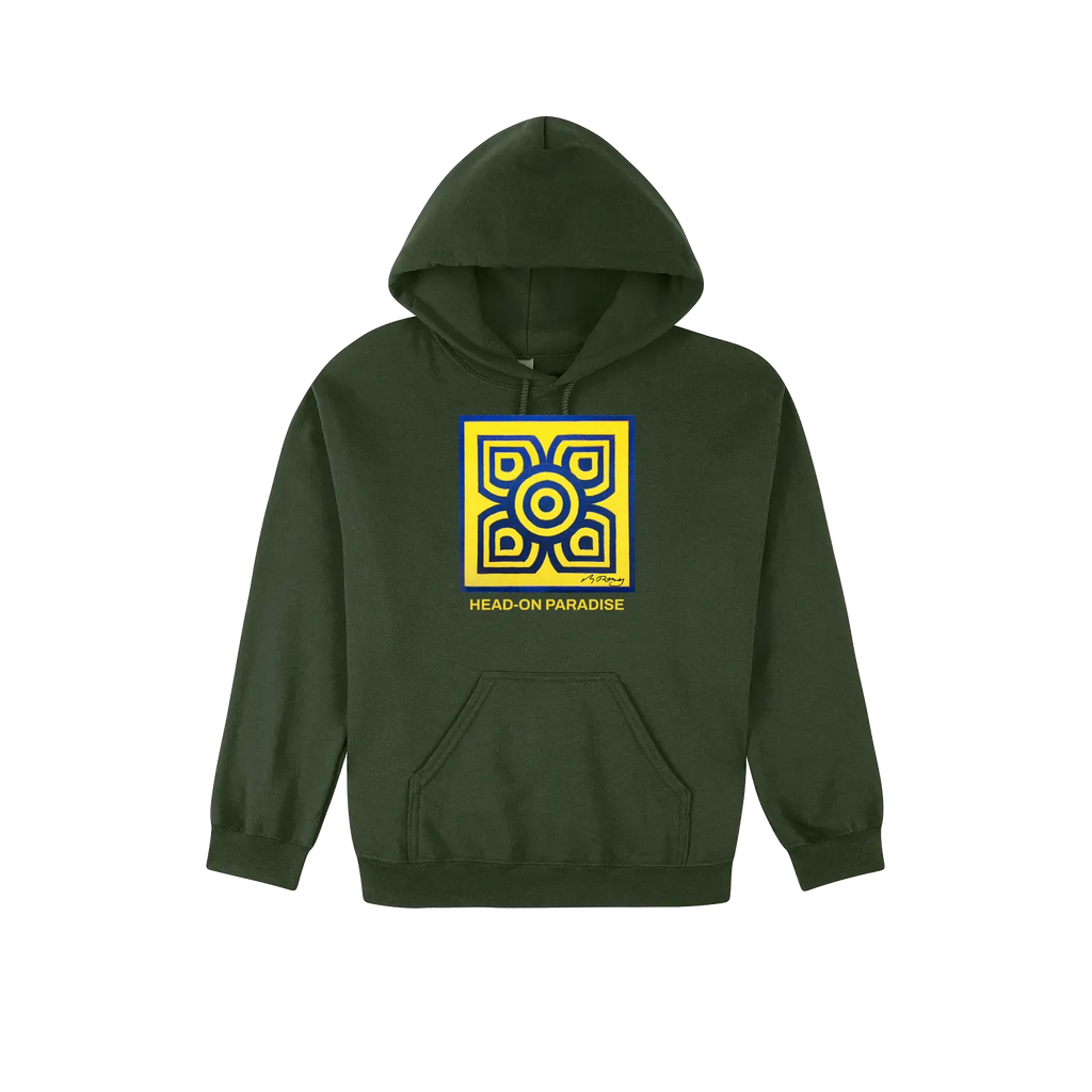 Forest Green front flat lay