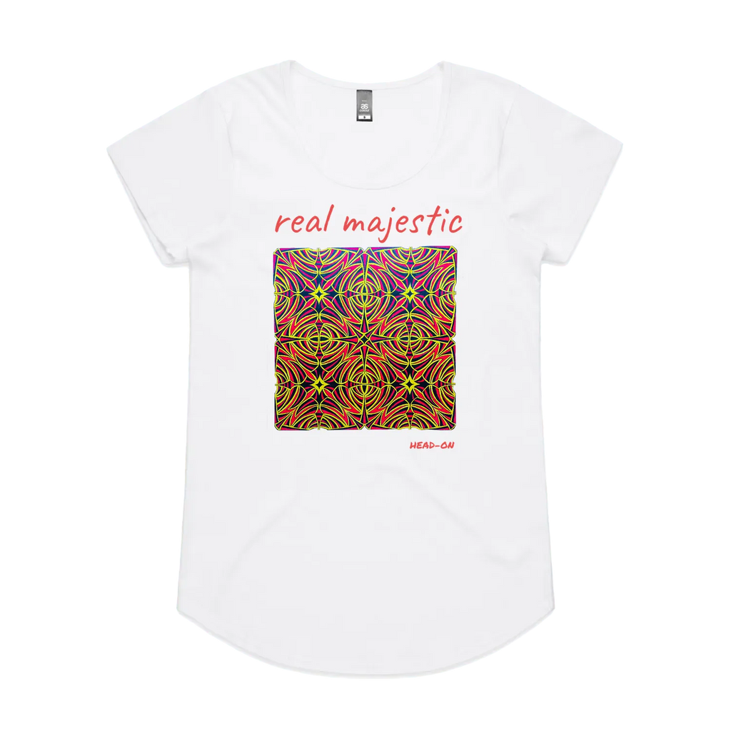 White front flat lay